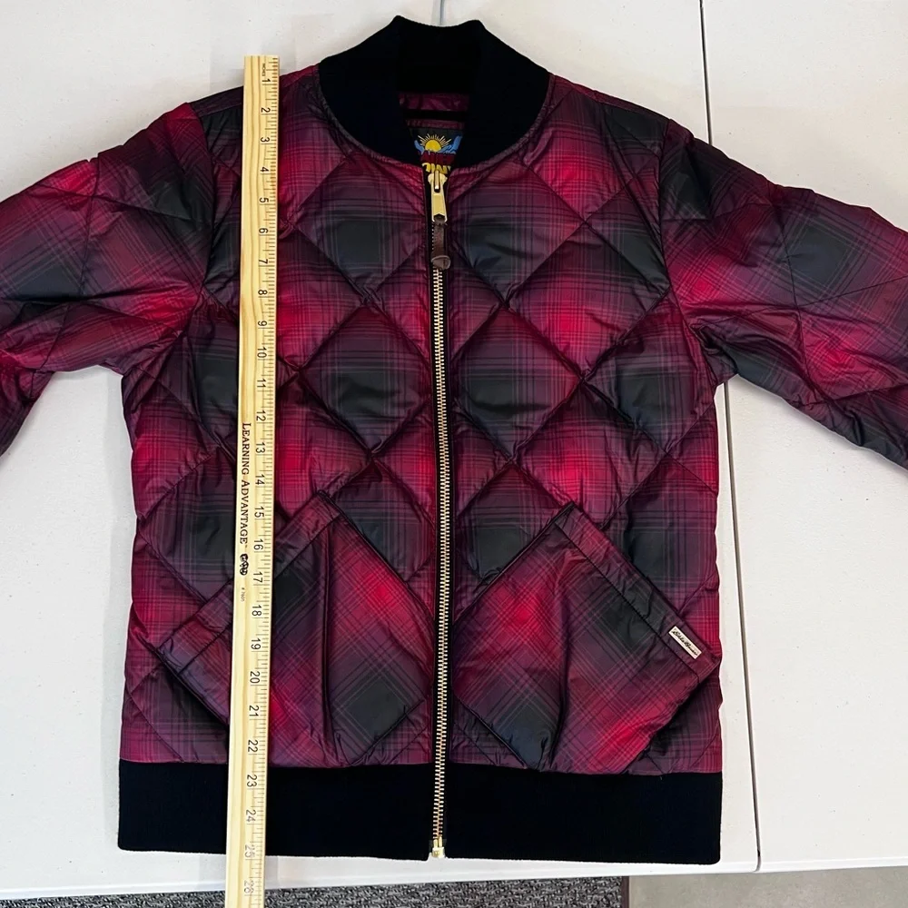 Eddie Bauer Plaid Down 1936‎ Original Skyliner Bomber Jacket Size M